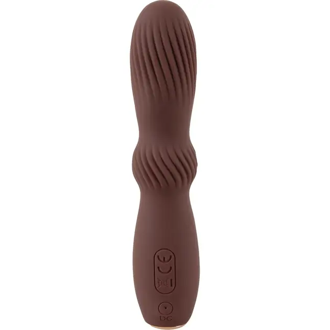 Коричневый вибратор Hazel 04 - 15 см - You2Toys. Фотография 8.