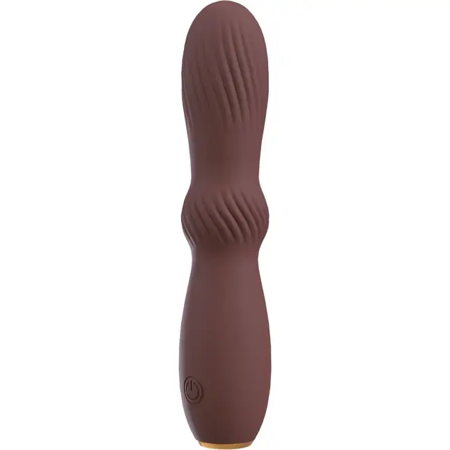 Коричневый вибратор Hazel 04 - 15 см - You2Toys. Фотография 9.