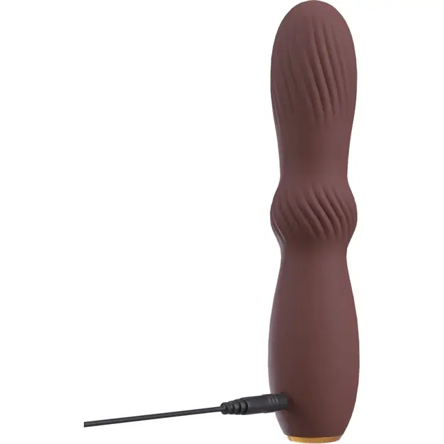 Коричневый вибратор Hazel 04 - 15 см - You2Toys. Фотография 10.