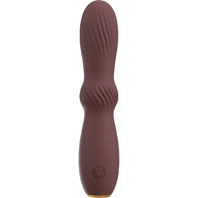 Коричневый вибратор Hazel 04 - 15 см - You2Toys