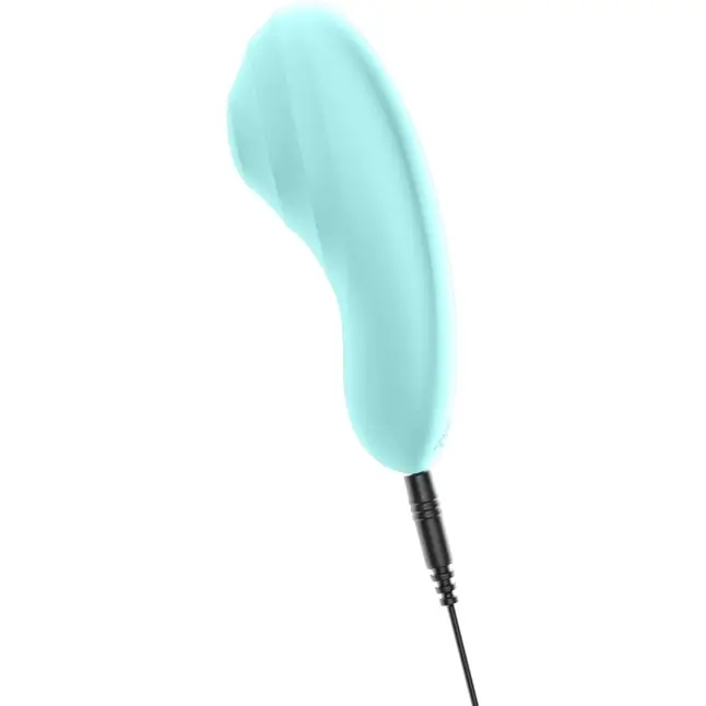 Аквамариновый вибратор в трусики с пультом ДУ Panty Vibrator - You2Toys. Фотография 9.