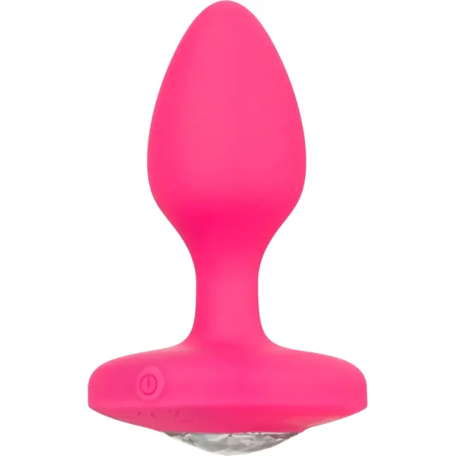 Розовая анальная вибропробка Medium Rechargeable Vibrating Probe - 9,5 см - Cheeky. Фотография 5.