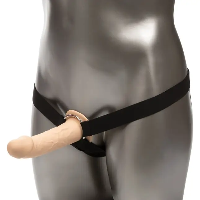 Телесный фаллопротез Life-Like Extension with Harness - 17,75 см - Performance Maxx. Фотография 5.