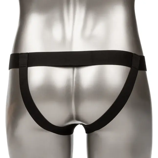 Коричневый фаллопротез Life-Like Extension with Harness - 17,75 см - Performance Maxx. Фотография 14.