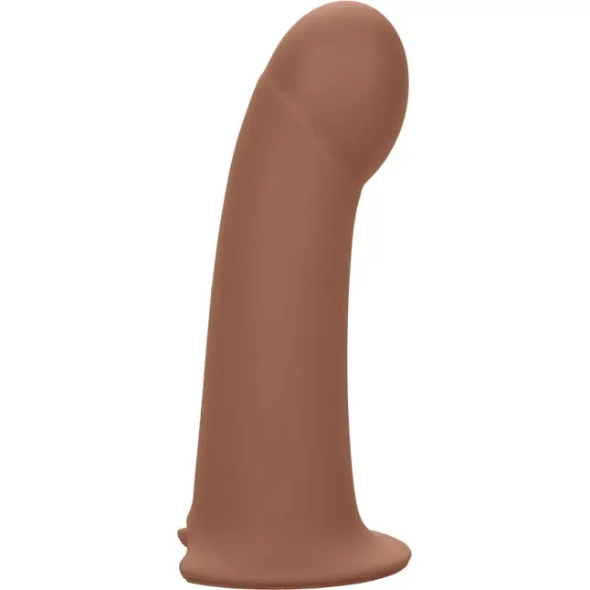 Коричневый фаллопротез из силикона Extension with Harness - 15,75 см - Performance Maxx. Фотография 7.