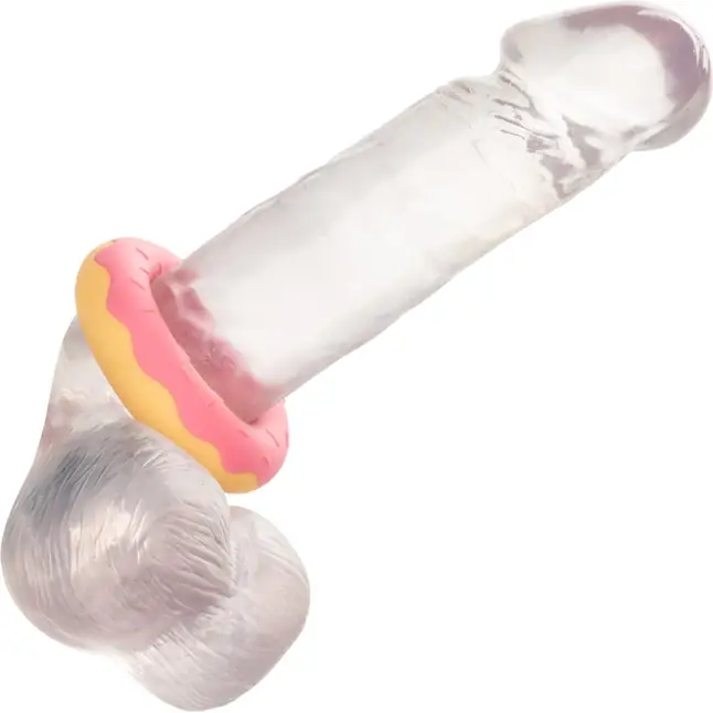 Эрекционное кольцо в форме пончика Dickin’ Donuts Silicone Donut Cock Ring - Naughty Bits. Фотография 9.