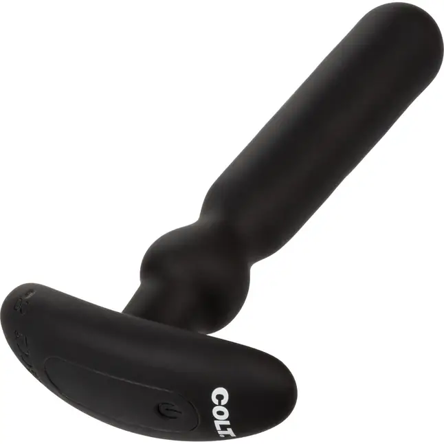 Черный анальный вибростимулятор Rechargeable Large Anal-T - 15 см - Colt. Фотография 7.