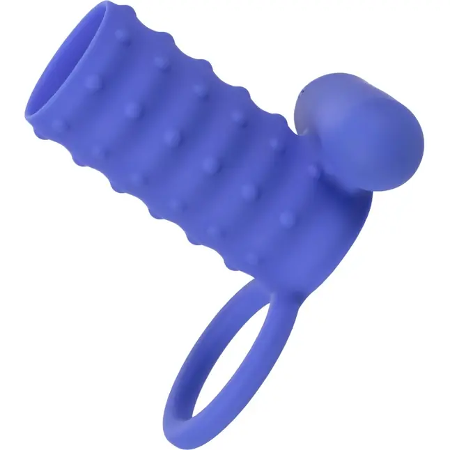 Синее эрекционное виброкольцо Silicone Rechargeable Endless Desires Enhancer - Couples Enhancers. Фотография 8.