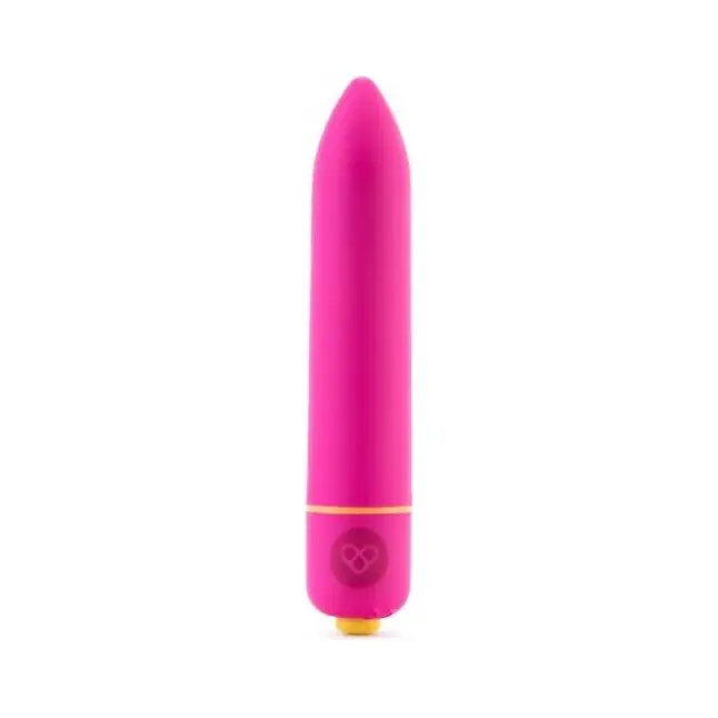 Розовая вибропуля Pink Vibe Power Bullet - 9 см
