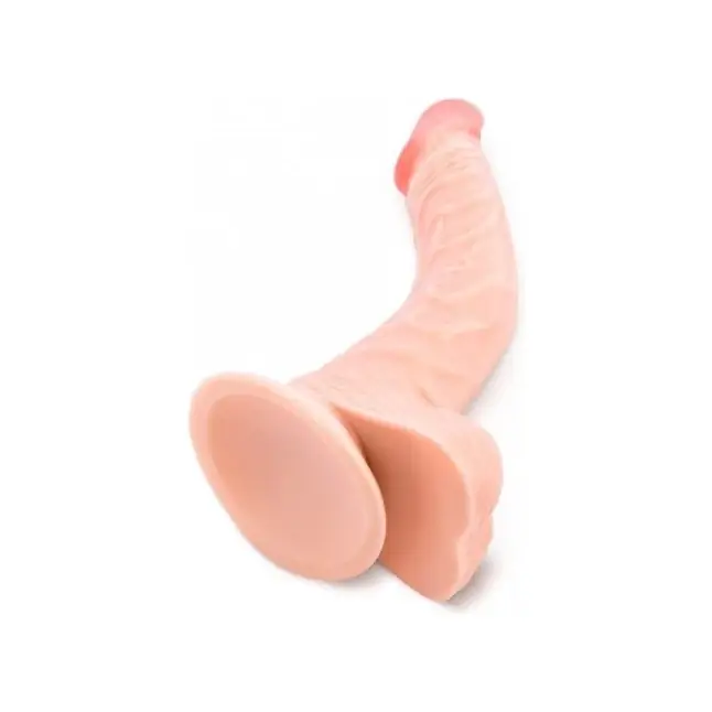 Телесный фаллоимитатор-реалистик Pink Vibe - 21 см. Фотография 2.