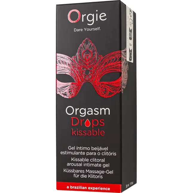Интимный гель для клитора ORGIE Orgasm Drops Kissable - 30 мл. Фотография 6.