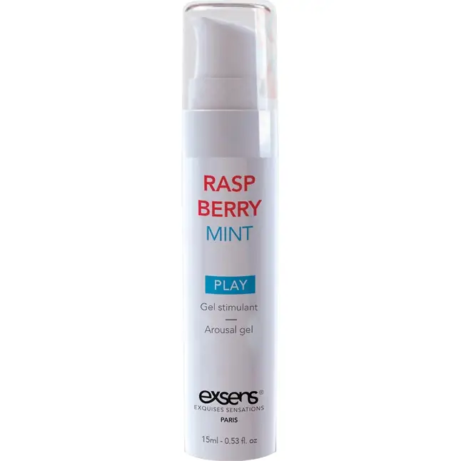Возбуждающий гель Raspberry Mint с ароматом малины и мяты - 15 мл. Фотография 2.