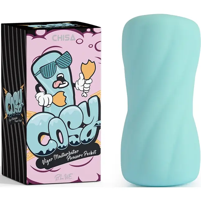 Аквамариновый мастурбатор Vigor Masturbator Pleasure Pocket - COSY