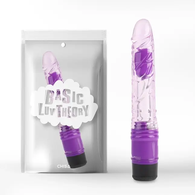 Сиреневый реалистичный вибратор 8.8 Inch Realistic Vibe - 22,3 см - Basic Luv Theory. Фотография 2.
