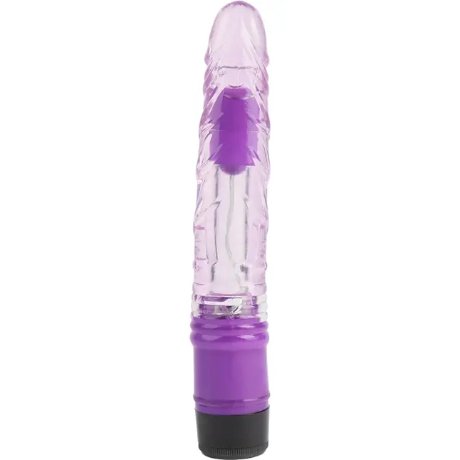 Сиреневый реалистичный вибратор 8.8 Inch Realistic Vibe - 22,3 см - Basic Luv Theory. Фотография 3.