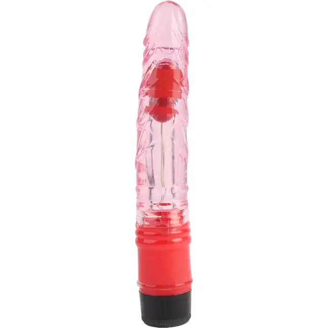 Розовый вибратор-реалистик 8.8 Inch Realistic Vibe - 22,3 см - Basic Luv Theory. Фотография 3.