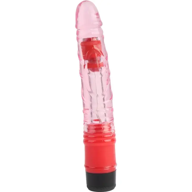 Розовый вибратор-реалистик 8.8 Inch Realistic Vibe - 22,3 см - Basic Luv Theory. Фотография 4.