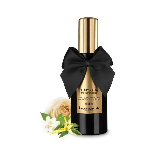 Силиконовый интимный гель Aphrodisia 2-in-1 Scented Silicone Massage And Intimate Gel - 100 мл. Фотография 2.