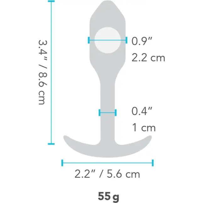 Сиреневая анальная пробка для ношения Snug Plug 1 - 9,6 см. Фотография 3.