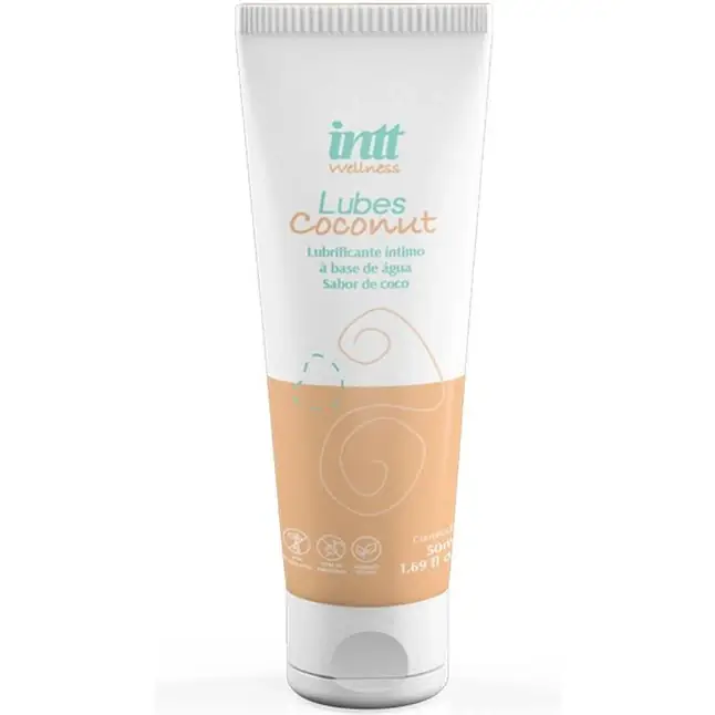 Лубрикант на водной основе Lubes Coconut с ароматом кокоса - 50 гр