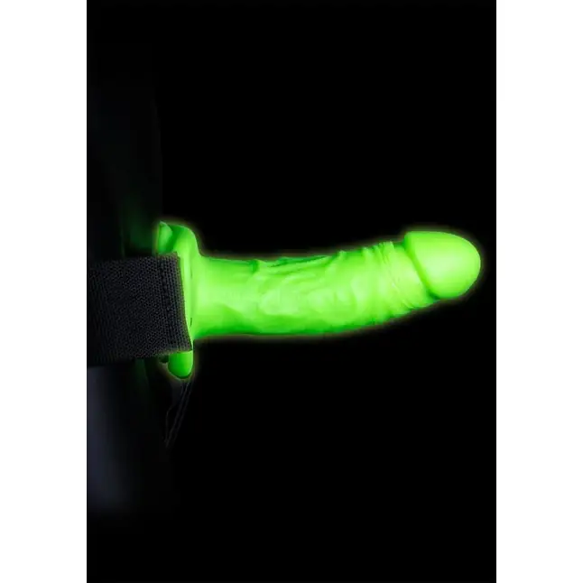Люминесцентный фаллопротез 7’’ Glow in The Dark - 18 см - Ouch!. Фотография 3.