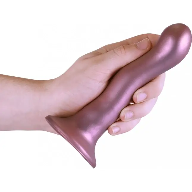 Розовый фаллоимитатор Ultra Soft - 18 см - Ouch!. Фотография 3.