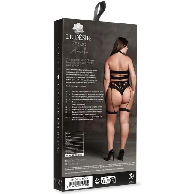 Эффектный комплект белья Ananke размера plus size - Le Desir. Фотография 4.