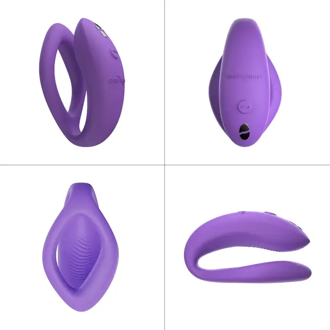Фиолетовый вибратор для пар We-Vibe Sync O. Фотография 4.