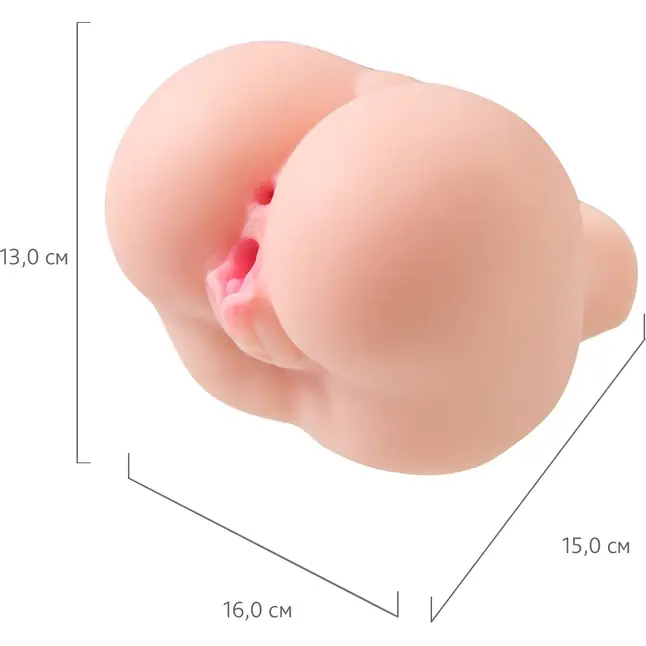 Реалистичный мастурбатор Paula с 2 любовными тоннелями - Juicy Pussy. Фотография 3.