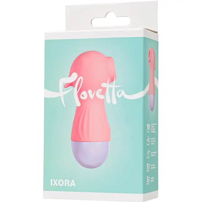 Розовый вакуум-волновой стимулятор Ixora - Flovetta. Фотография 8.