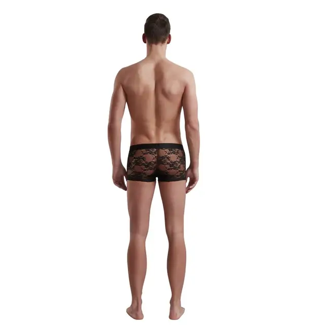 Мужские трусы-хипсы с кружевом Doreanse Black Lace. Фотография 2.