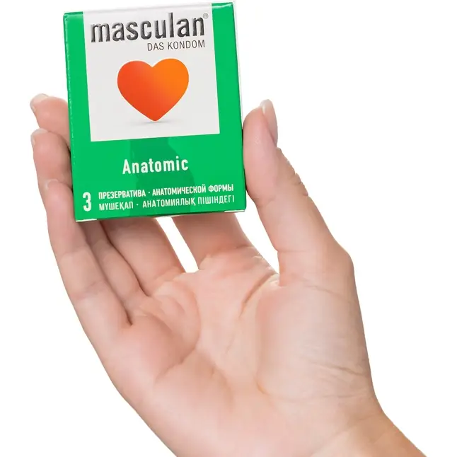 Презервативы анатомической формы Masculan Anatomic - 3 шт. Фотография 3.