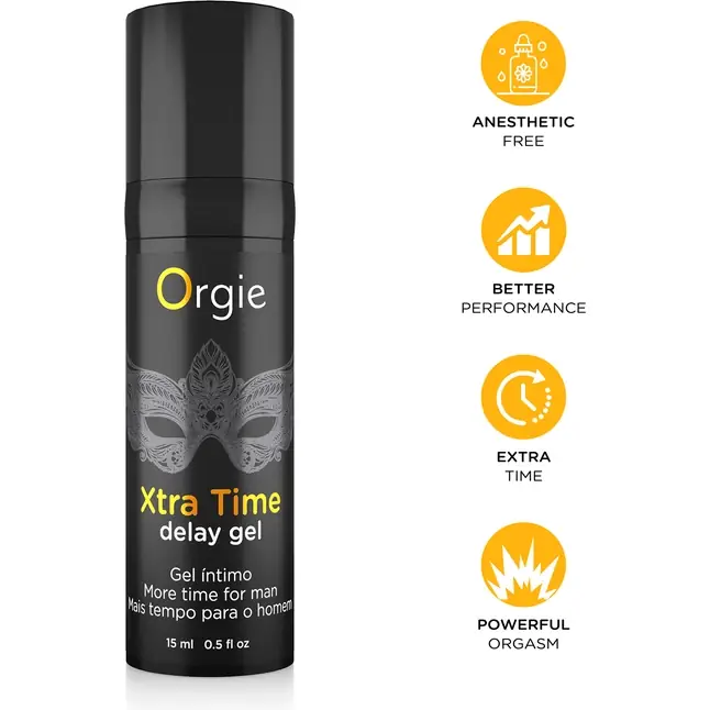 Продлевающий гель Orgie Xtra Time Delay Gel - 15 мл. Фотография 3.