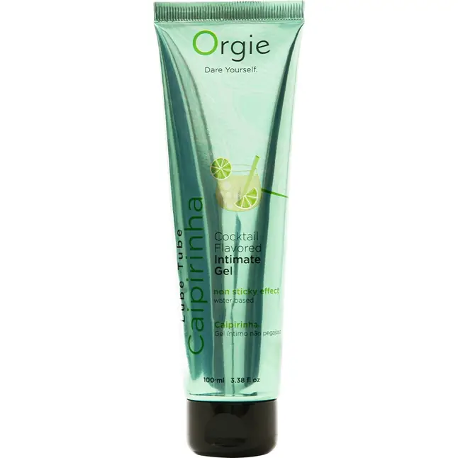 Съедобный интимный гель Orgie Lube Tube Cocktail Caipirinha - 100 мл