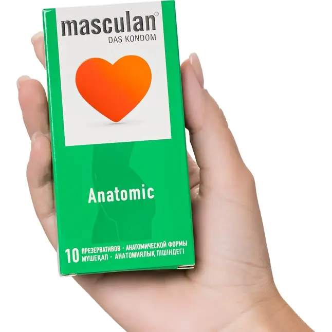 Презервативы анатомической формы Masculan Anatomic - 10 шт. Фотография 3.
