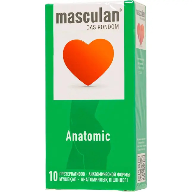 Презервативы анатомической формы Masculan Anatomic - 10 шт