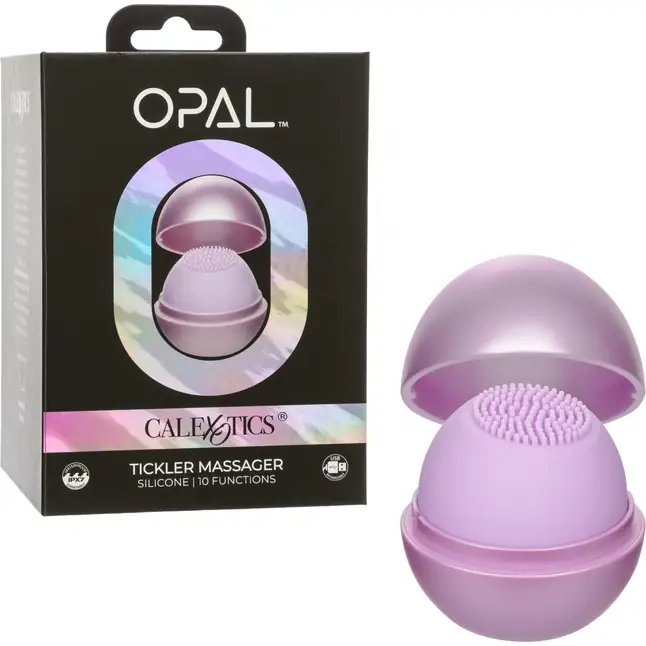 Сиреневый вибромассажер Opal Tickler Massager - Opal. Фотография 12.