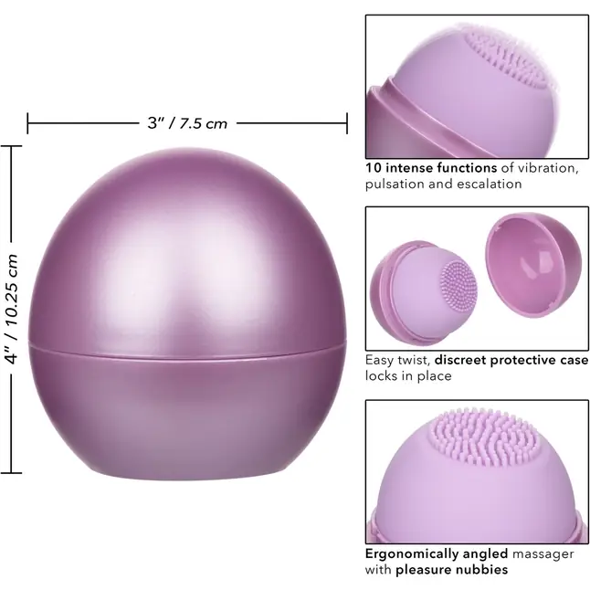 Сиреневый вибромассажер Opal Tickler Massager - Opal. Фотография 3.