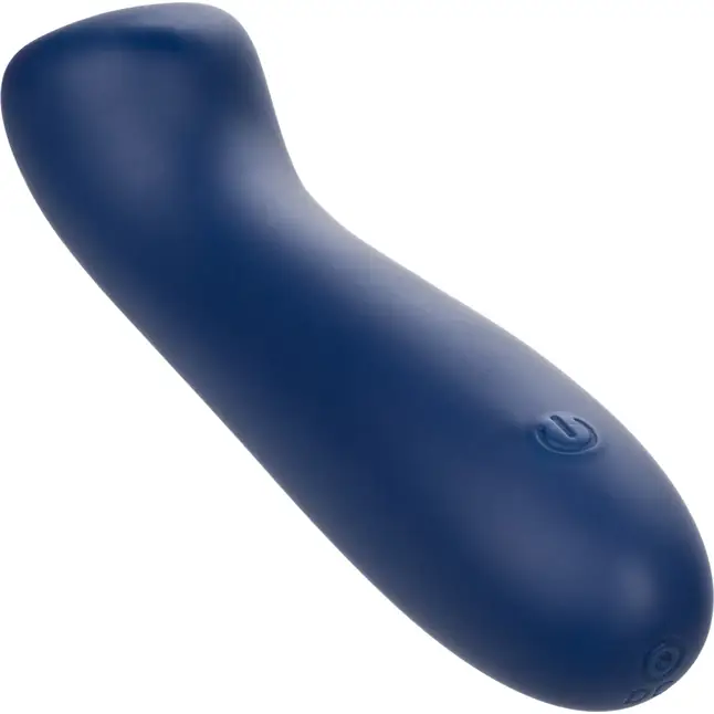 Синий вибромассажер Cashmere Satin G - 15,25 см - Cashmere. Фотография 8.