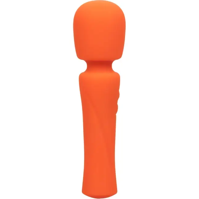 Оранжевый вибромассажер Stella Liquid Silicone Mini Massager - 14,5 см - Stella. Фотография 7.
