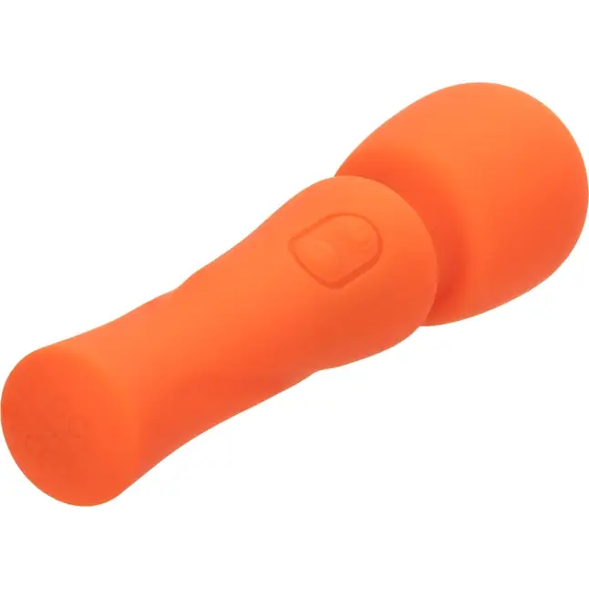 Оранжевый вибромассажер Stella Liquid Silicone Mini Massager - 14,5 см - Stella. Фотография 8.