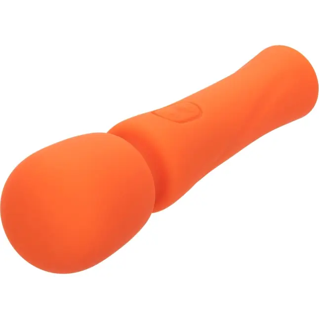Оранжевый вибромассажер Stella Liquid Silicone Mini Massager - 14,5 см - Stella. Фотография 9.