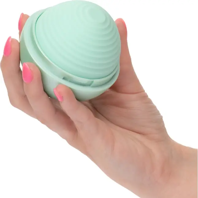 Зеленый вибромассажер Opal Ripple Massager - Opal. Фотография 2.