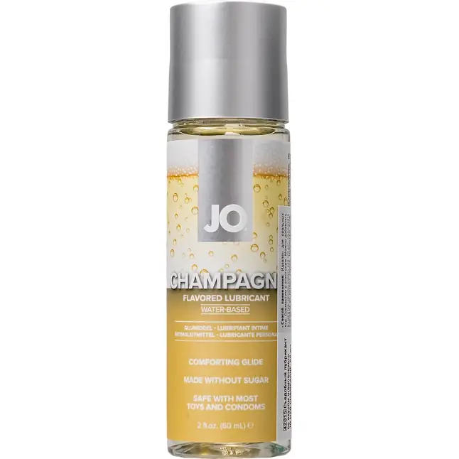 Лубрикант на водной основе JO H2O Champagne Flavored Lubricant с ароматом шампанского - 60 мл - JO H2O Flavors