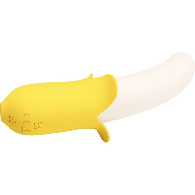 Силиконовый вибратор Banana Geek - 19,5 см - Pretty Love. Фотография 5.