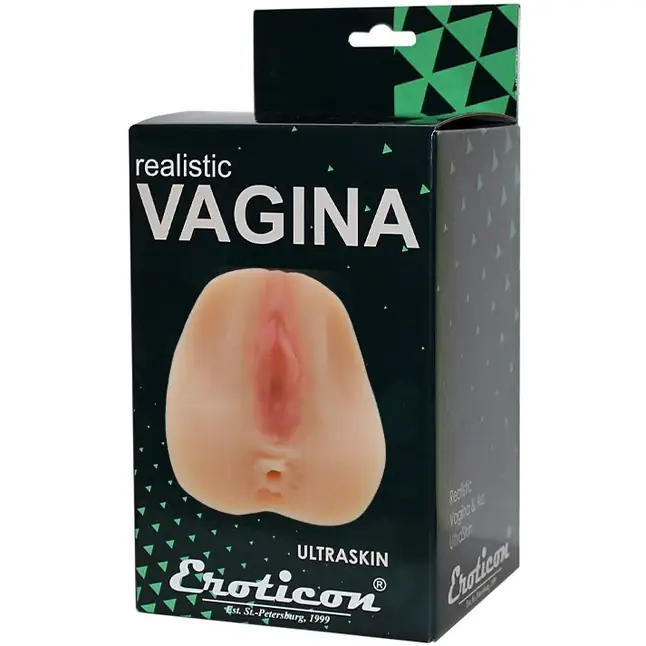 Телесный мастурбатор Realistic Vagina - вагина и анус. Фотография 2.