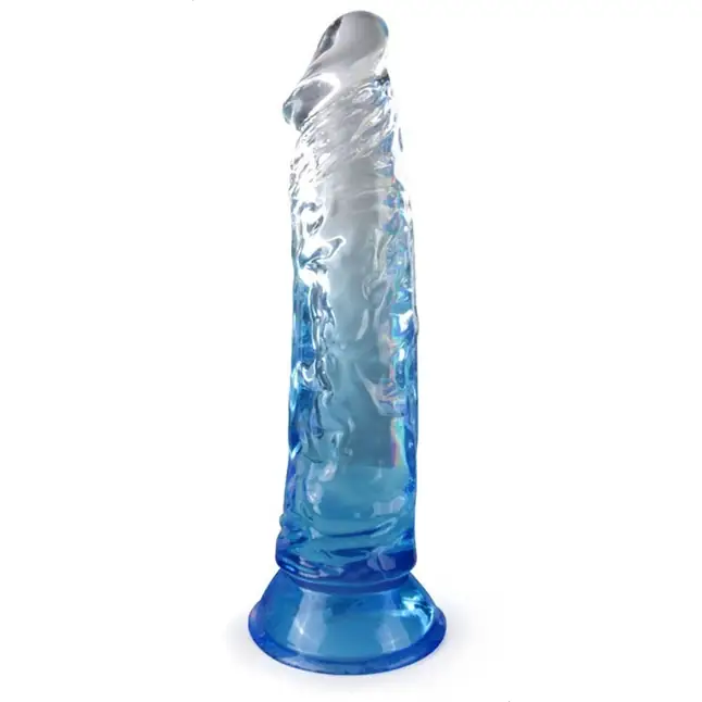 Синий гибкий фаллоимитатор - 20,5 см - EROWOMAN NEW COLLECTION