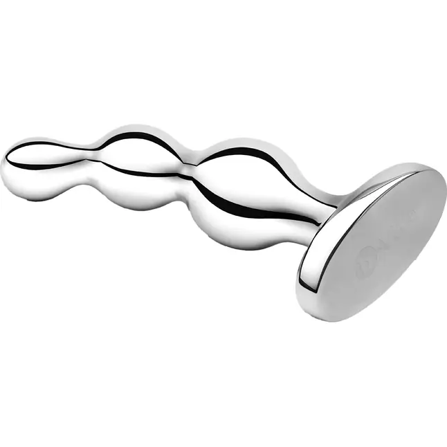 Стальной анальный фаллоимитатор для простаты Stainless Steel Anal Beads - 13 см. Фотография 7.