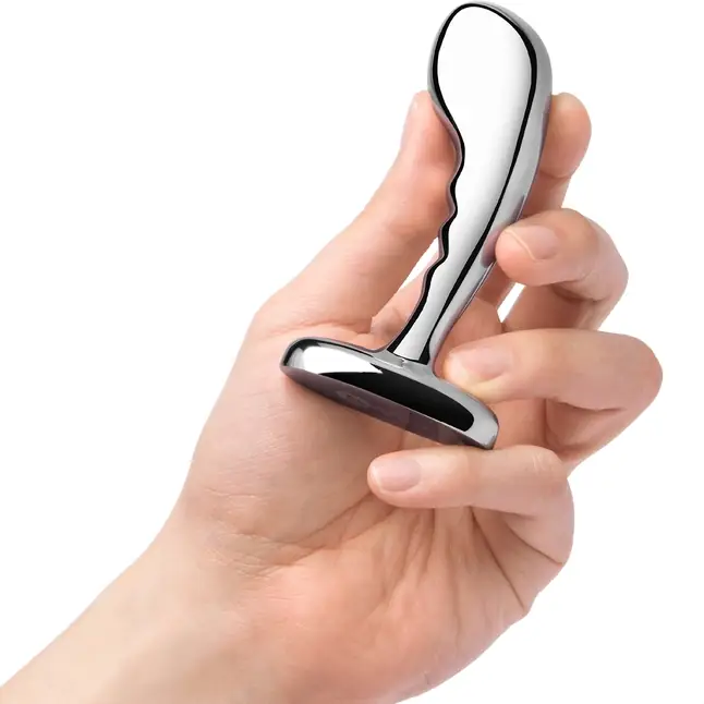 Набор из 3 стальных стимуляторов простаты Stainless Steel P-spot Training Set. Фотография 4.