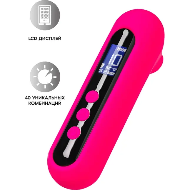 Ярко-розовый вакуум-волновой стимулятор Molette - EroTEQ by Toyfa. Фотография 4.